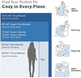 Cotton Waffle King Size Blanket Summer Blanket Bamboo for Luxury Throws